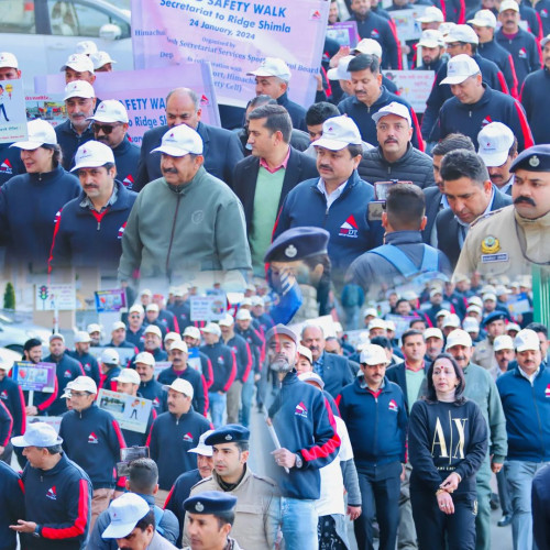 Road Safety Walk 24th Jan 2024.